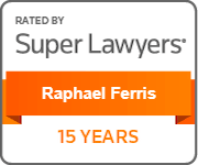 Rated by Super Lawyers | Raphael Ferris | 15 years